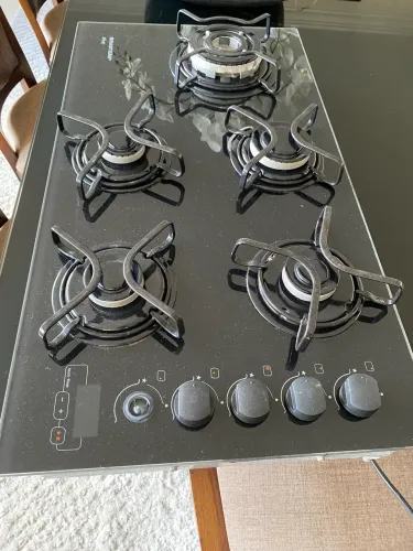 Cooktop Brastemp com 5 bocas