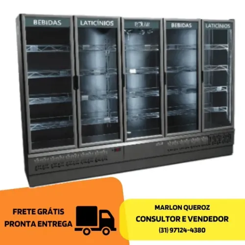 Refrigerador Auto Serviço 5 Portas Polar 220v