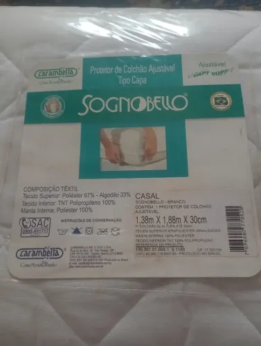 Protetor de colchão casal sognobello 