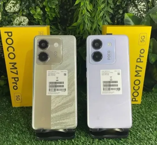 Smartphone POCO M7 Pro 5G +8GB RAM+ 256GB Verde Prata Roxo- XIAOMI Versao Global Lacrado 