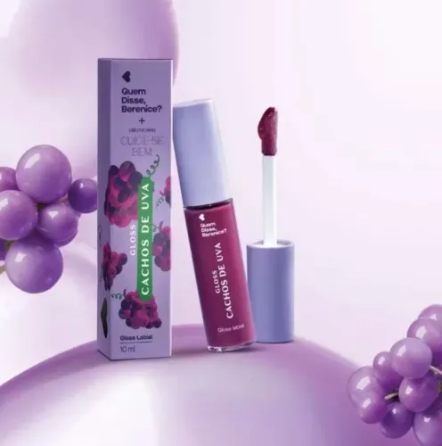 Gloss Labial Quem Disse Berenice?  Cachos de Uva 4ml<br>Cachos de Uva 4ml