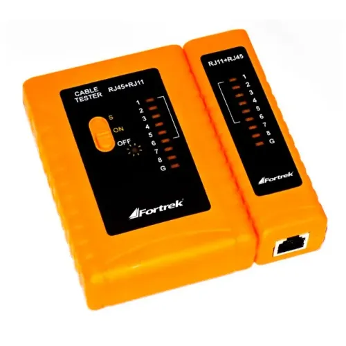 Testador de Cabos Lan RJ11/45 Fortrek TCF101 - AC3080