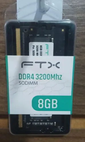 MEMÓRIA DE NOTEBOOK 8G DDR4 3200MHZ FTX (NOVA LACRADA)