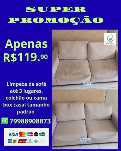 Limpeza de estofado / lavagem a seco 