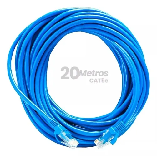 Cabo De Rede Ethernet 20 Metros Internet Cat5e