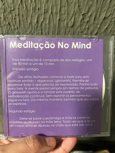 CD de meditação guiada