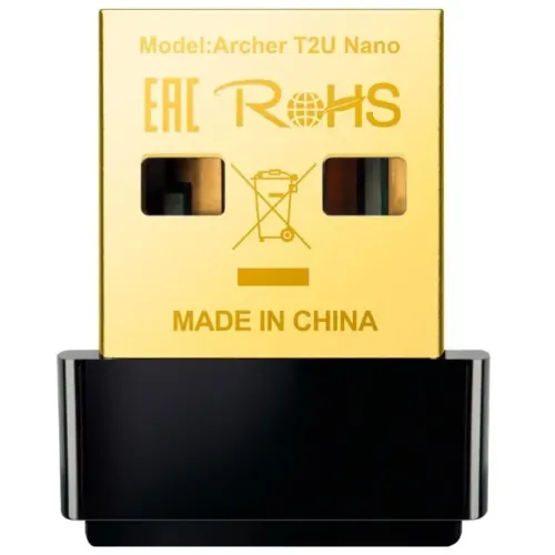 Adaptador Sem Fio Tp-Link Archer T2U Nano Ac600, Wireless, Dual Band 2.4/5 Ghz, 633 Mb/s,