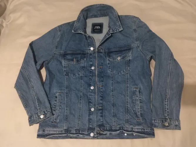 Jaqueta Jeans Zara Masculina