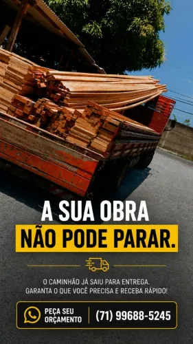 Madeiras para sua obra