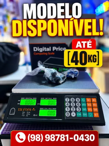 Balança Digital 40kg Comercial Garantia 3 Meses Loja Física São Luís