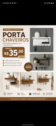 Porta chaves mdf