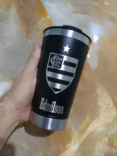 Copo personalizado a laser