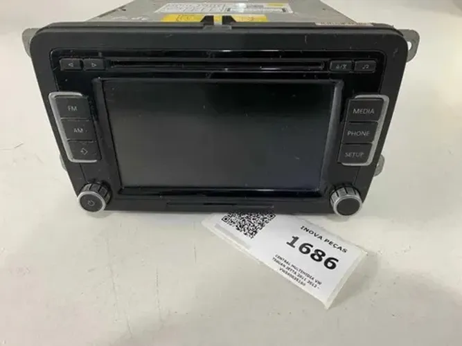 Central Multimidia Vw Tiguan Jetta 2011 2012 - Vw5k0035190 Preto