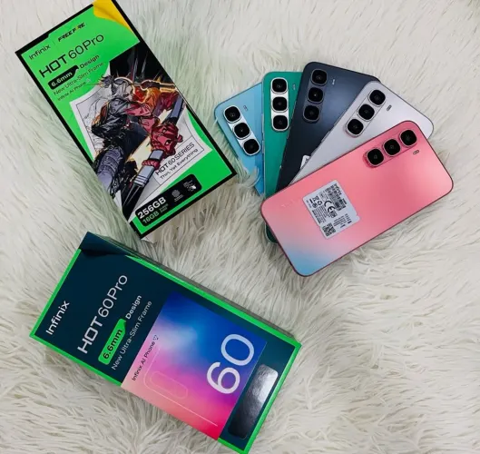 Smartphone Infinix Hot 60 Pro 08GB Ram 256gb NFC Dual Sim Tela 6.7 Pre