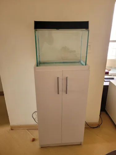 Aquário 35 L + Movel MDF Branco