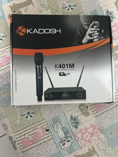 Microfone sem fio (kadosh K401M) Novo