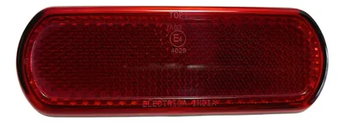 Lente Lanterna Parachoque Traseiro Direito C3 2023 2024/.. Vermelho