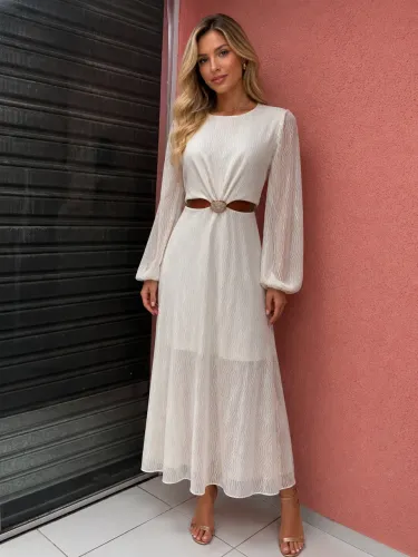 Vestido branco TAM P