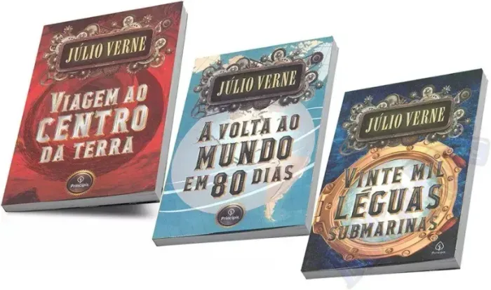 Clássicos Júlio Verne Kit Viagens Extraordinárias 3 Volumes
