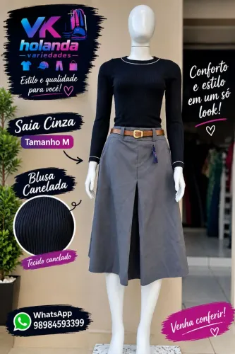 Saia e blusa