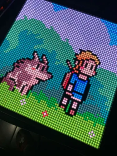 Tela Pixel LED Inteligente 32x32 - Ilumine Seu Setup Com Seu Estilo.