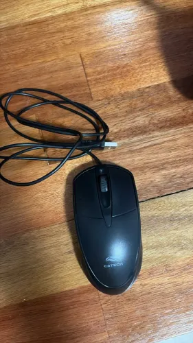 Mouse com fio - preto