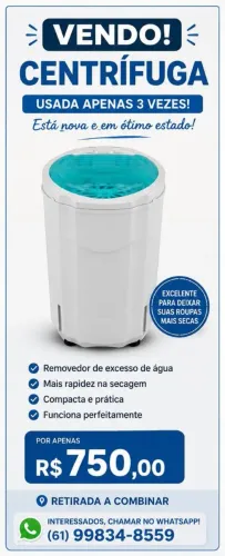 Vende-se centrífuga Britânia 
