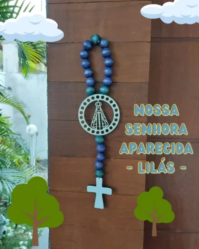 TERÇO DEZENA RÚSTICO - N S Aparecida 