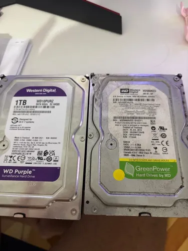 HD 1T e 500gb
