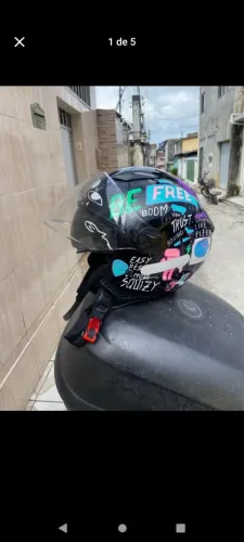 Capacete norisk aberto 