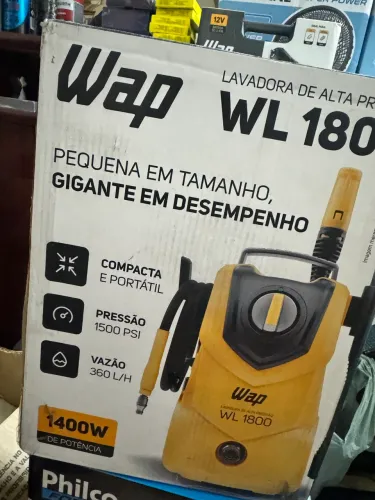 WAP Lavadora de Alta Pressão WL 1800 Portátil, 1500psi 1400W