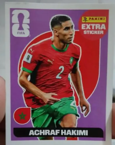 Figurinha Hakimi Lilás legend extra sticker