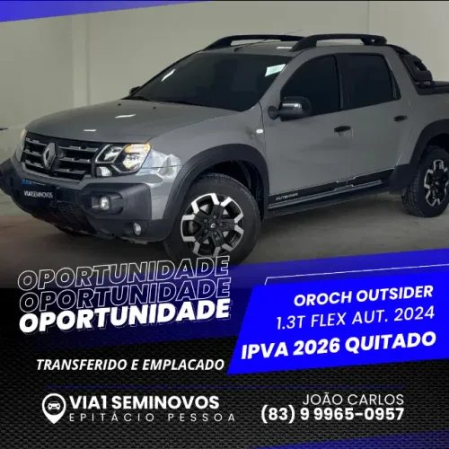 Renault Duster Oroch Outsider 1.3tce Flex Aut. 2024