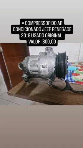 COMPRESSOR DO AR CONDICIONADO JEEP RENEGADE USADO ORIGINAL 2018