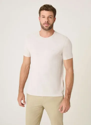 Camiseta Dudalina Bege claro Tam GG
