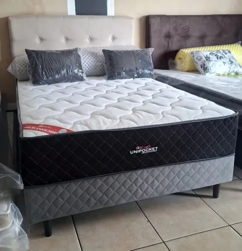 PROMOÇÃO CAMA CASAL DE MOLAS ENSACADAS