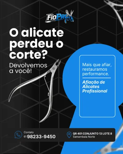 Afiação de Alicates de Cutícula