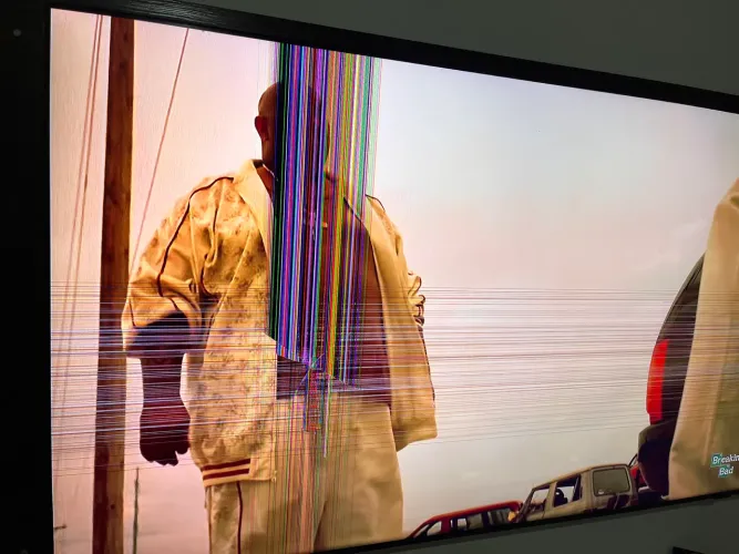 TV Samsung 65 retirada de peças