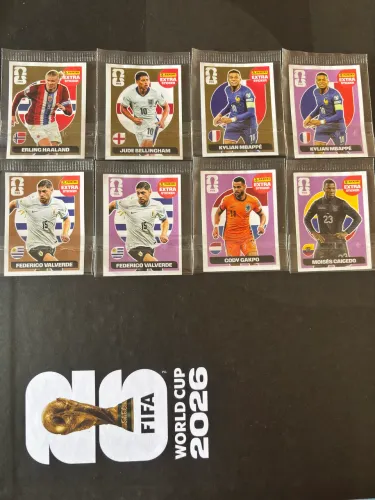 Kit de figurinhas legends da copa do mundo 2026, originais e em perfeito estado!