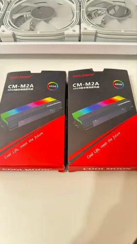 DISSIPADOR DE CALOR PARA NVME COOLMOON BRANCO