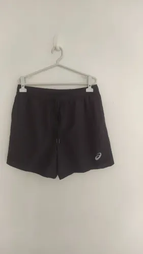 Short de treino masculino preto Asics Tam G