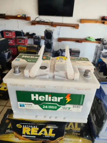 Bateria Heliar de 75 ah usadinha em Anápolis GO e Região!!!!