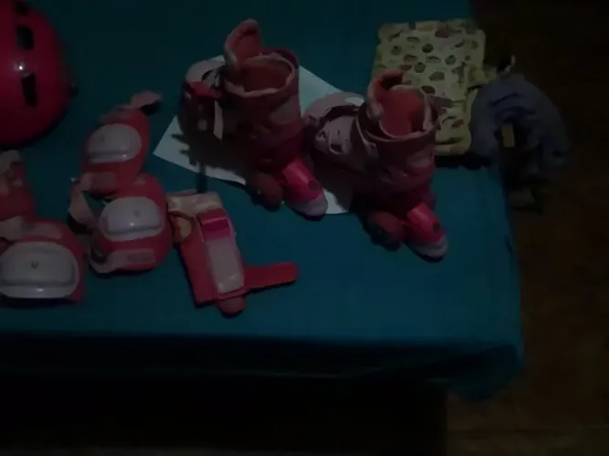 patins rosa