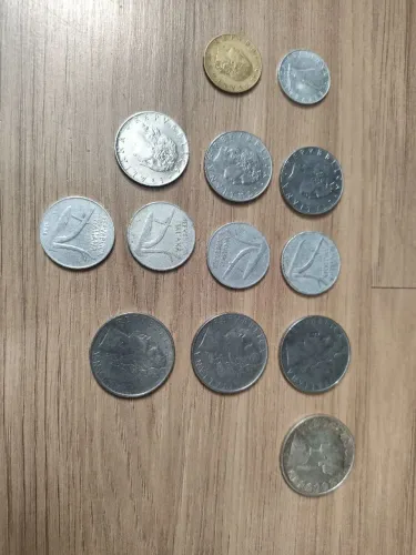 Lote Moedas da Itália Lira Pré-Euro Para Colecionador