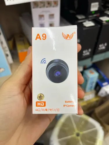 Mini Camera IP Wifi A9 HD Segurança Monitoramento Sem Fio Noturna e Bateria