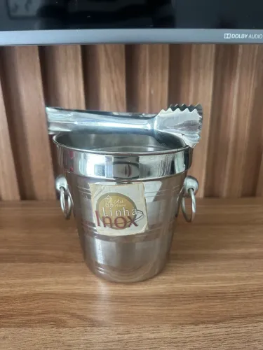 Balde de gelo INOX 