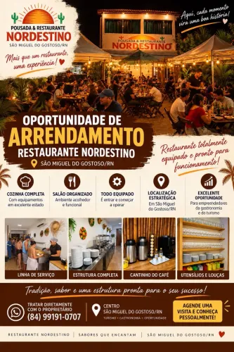 Restaurante em pleno funcionamento