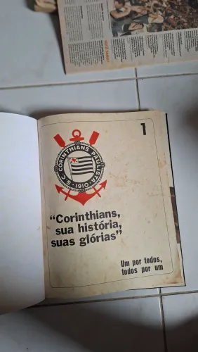 Fascículos encadernados especial Corinthians sua história suas glórias de 1969