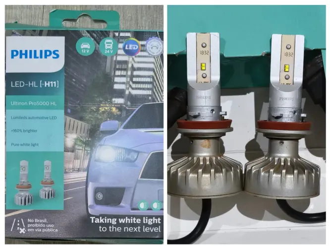 Lâmpada Led Philips Ultinon H11 