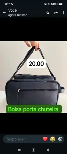 Bolsa porta chuteira e acessórios
